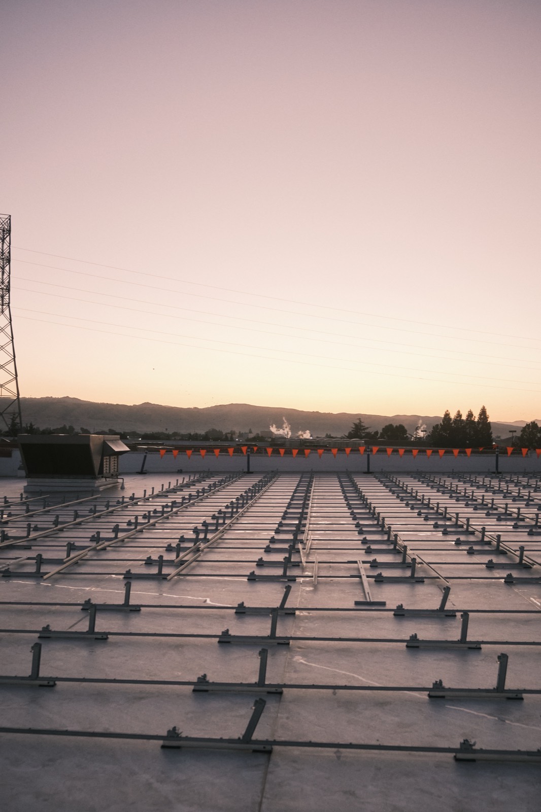 Detail of solar construction work by MYNT crews