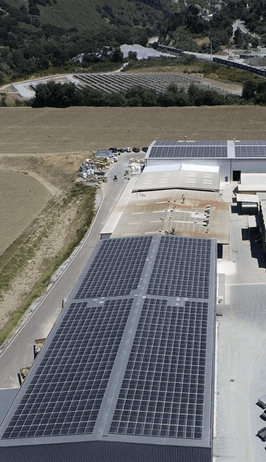 Fireclay Tile rooftop solar, built by MYNT