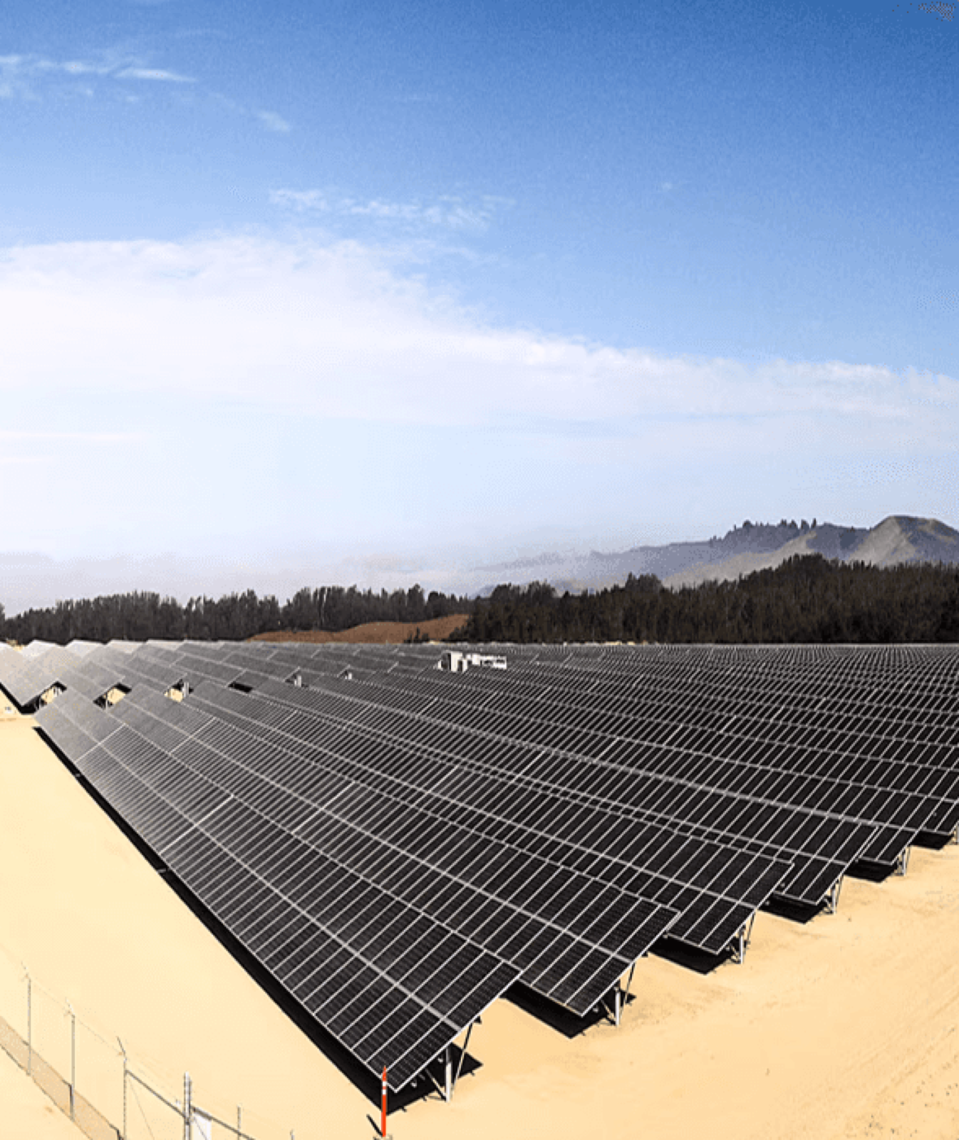 Large ground-mount solar array serving GraniteRock's behind-the-meter load