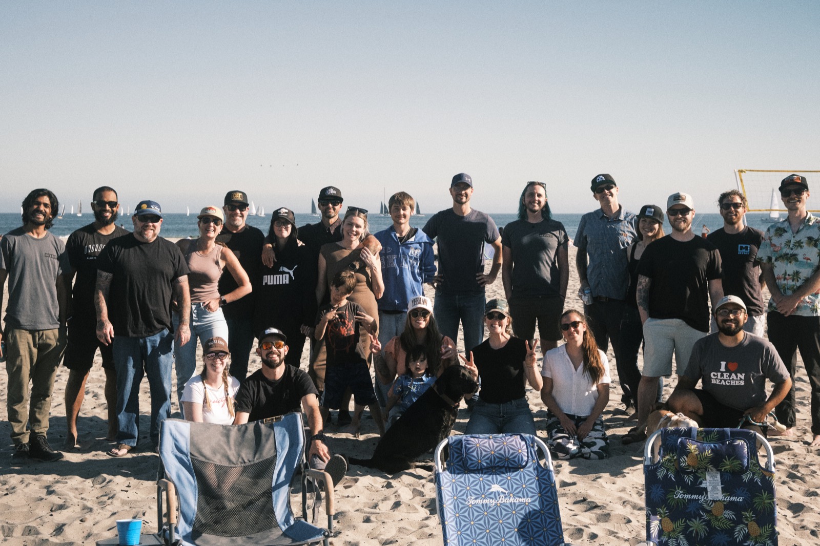 Team day at the beach