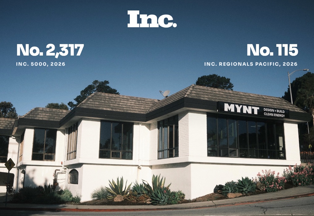 MYNT headquarters in Santa Cruz: Inc. 5000 No. 2,317 and Inc. Regionals Pacific No. 115, 2026